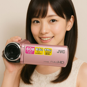 JVC GZ-E265 핑크 풀HD 캠코더 (소장용 S급