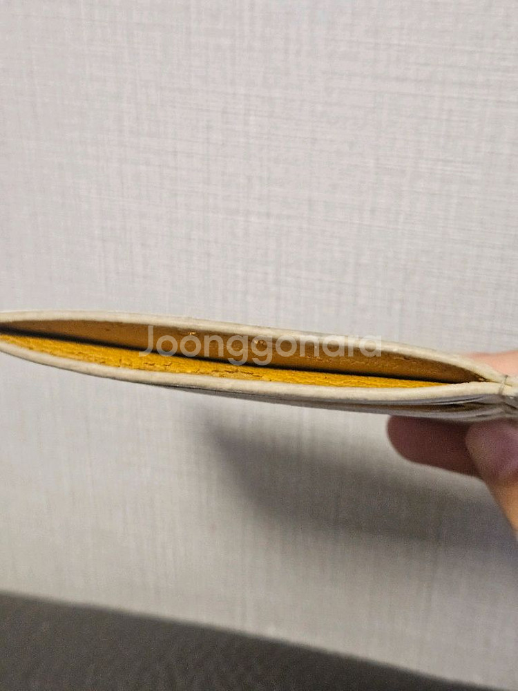 사용감 아주 많은 고야드 카드지갑--3