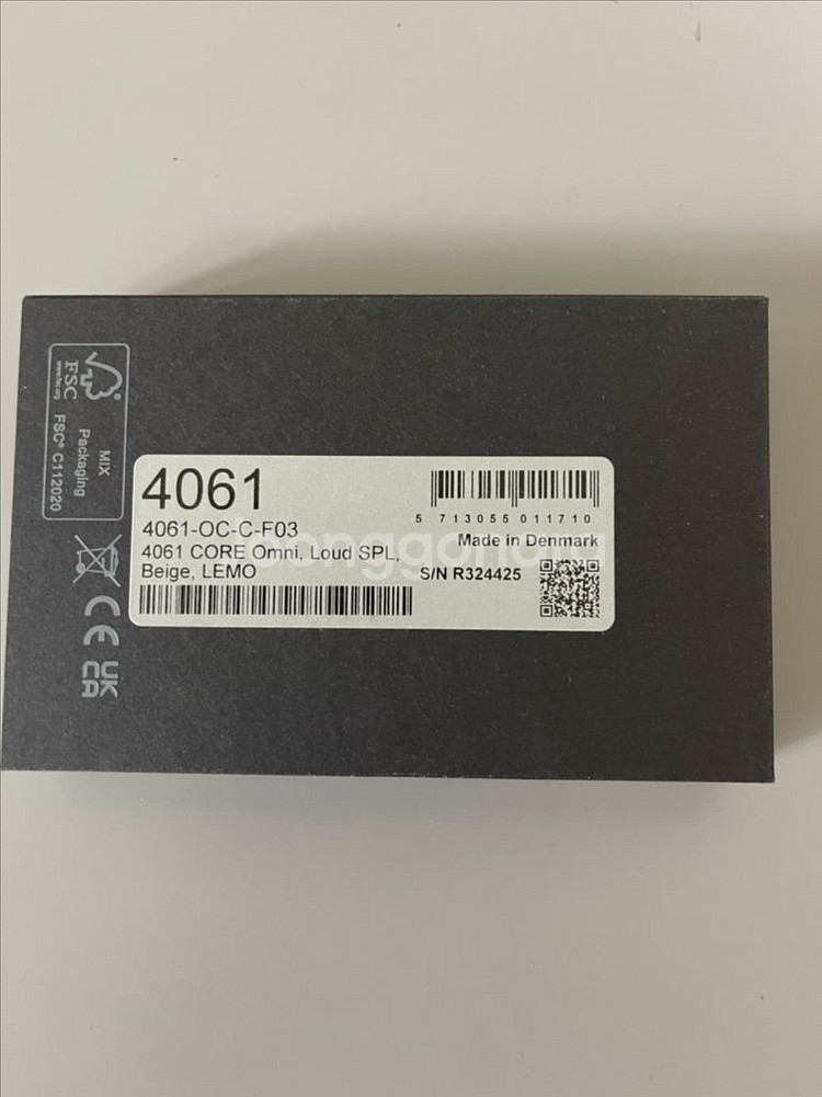 핀마이크) DPA 4061 레모커넥터 타입 베이지 컬러--0