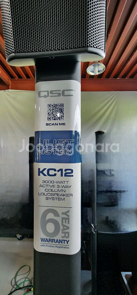 QSC kc12/3000w액티브 컬럼스피커--9