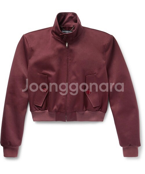 발렌시아가 17ss 바라쿠다 헤링턴 자켓 와인 M--2