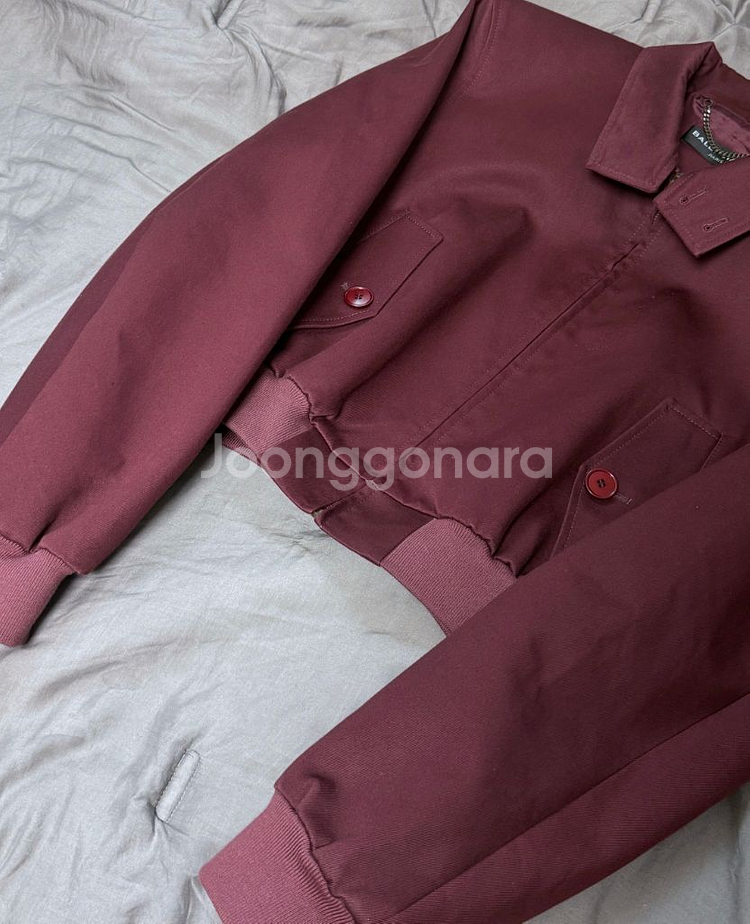 발렌시아가 17ss 바라쿠다 헤링턴 자켓 와인 M--4