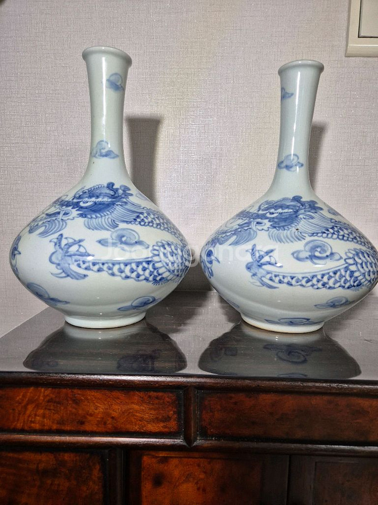 용충 주병 2점 일괄 (낙관이있어요)--2