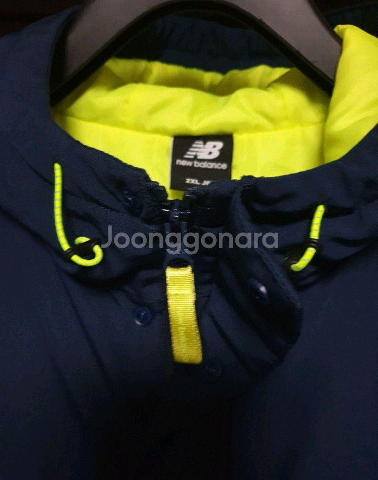 뉴발란스 후드 자켓 2XL 형광네이비--2
