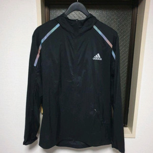 아디다스 마라톤 자켓 바람막이 블랙 2XL