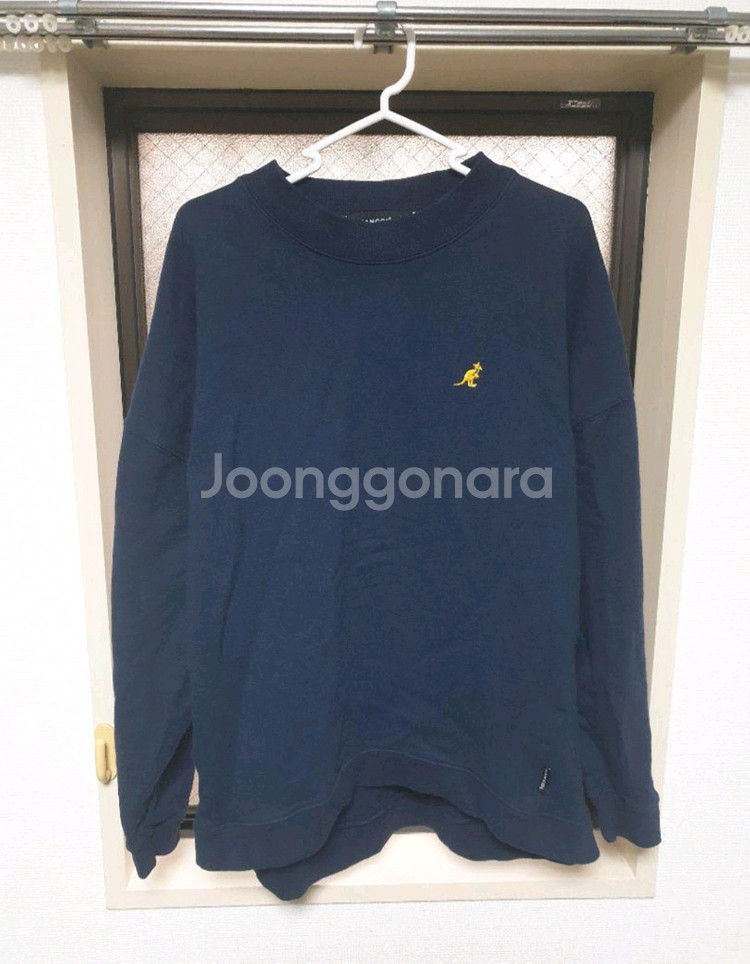 캉골(KANGOL) 네이비 맨투맨 티셔츠 L사이즈--0
