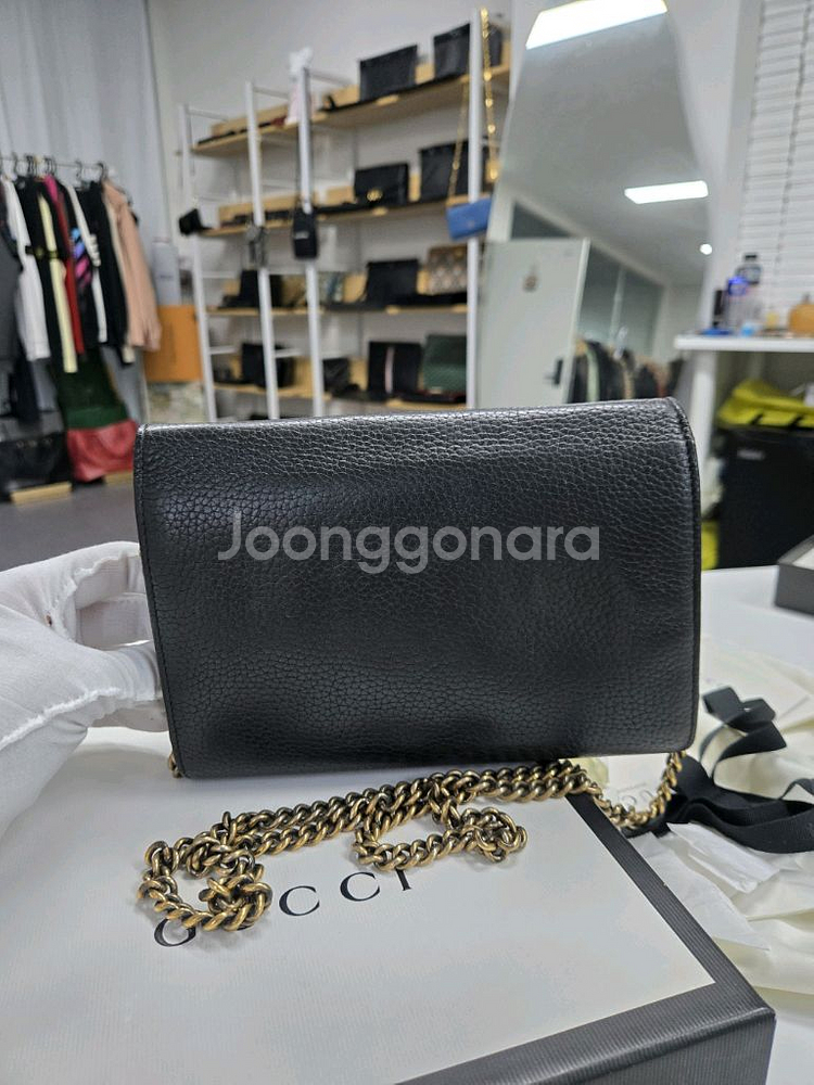 [A급컨디션]구찌 마몽gg 체인백--1