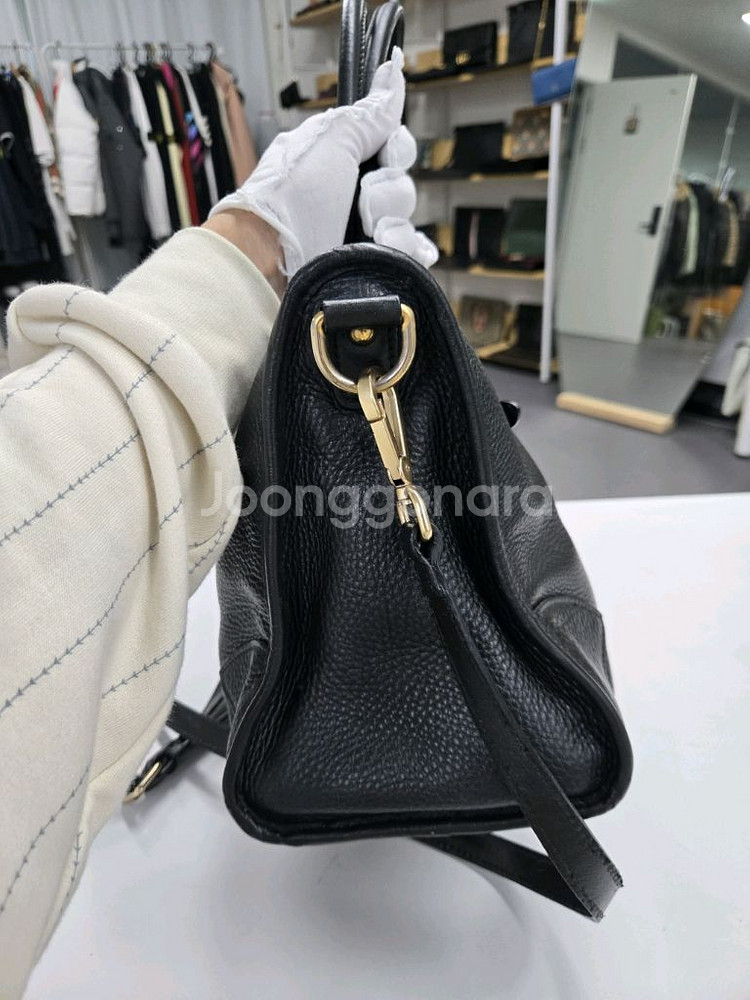 [A급컨디션]프라다 사피아노 숄더백--4