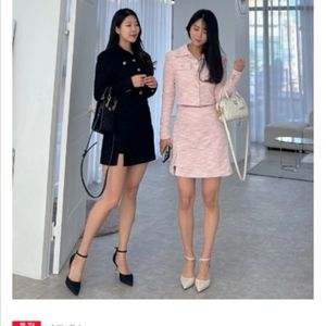 (새상품) 뮤드제 허얇엉큰 자체제작 트위드 세트 S