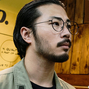 애쉬크로프트 휴즈3 워시드블랙 티타늄 안경