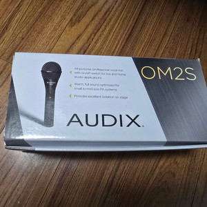 AUDIX om2s 오딕스 다이나믹 마이크