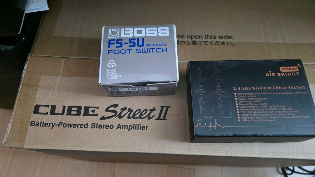 보스 큐브스트리트 2+풋스위치+무선에어플레이 이미지