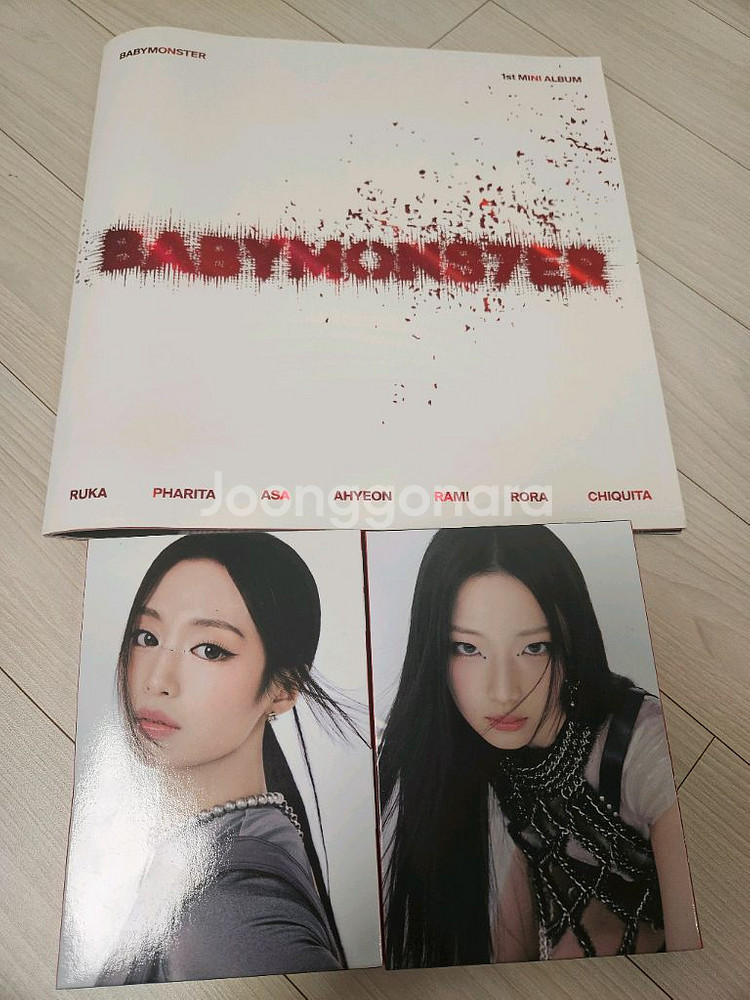 베이비몬스터 미니앨범 태그앨범 루카 아현 일괄--0