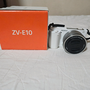 SONY ZV-E10카메라 흰색