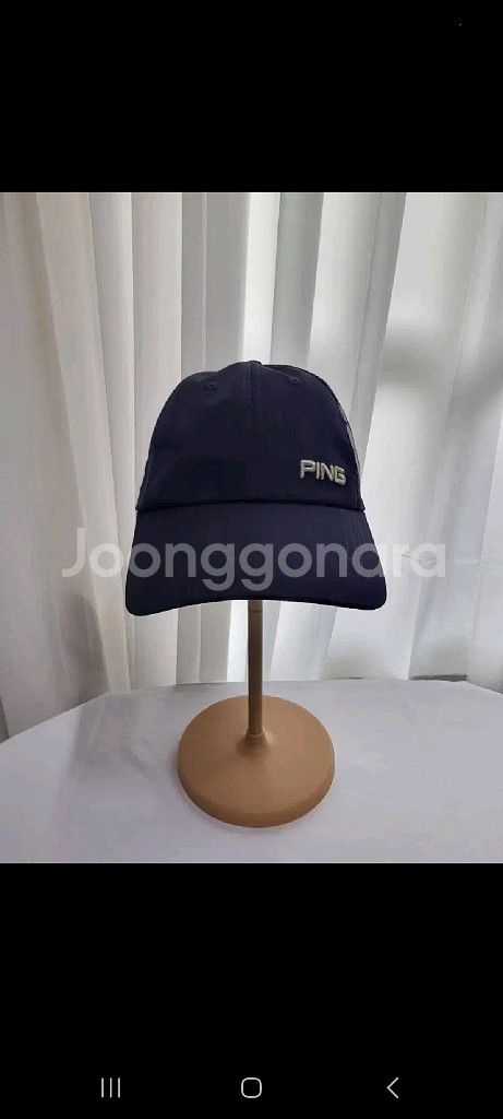 핑 골프 남성 58 네이비 골프 모자--2