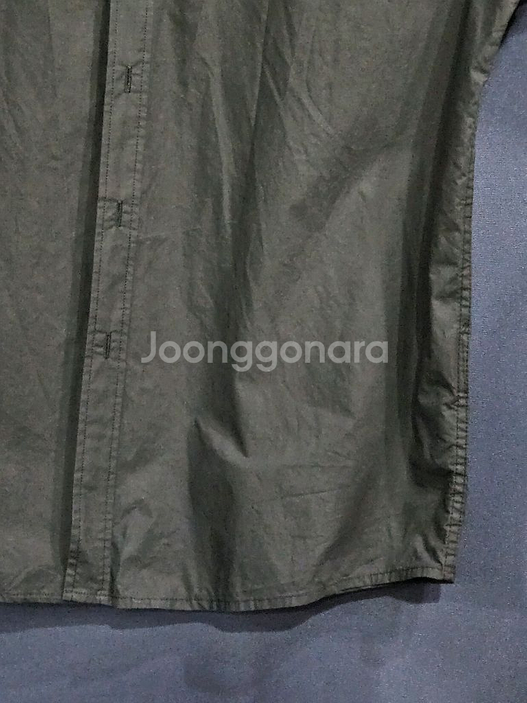 플라스틱 프로덕트 자수 블랙 남성 100 긴팔셔츠--5