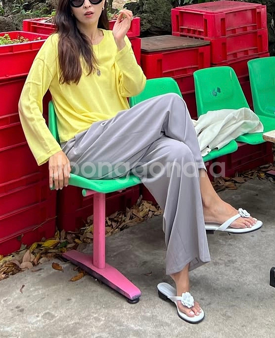 코스모폴리탄줄라이/쿨포유/여름긴팔니트--5