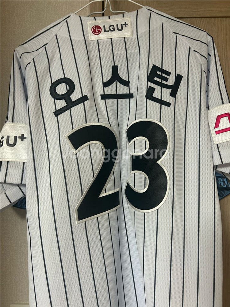 엘지트윈스 어센틱 우승패치 오스틴 유니폼 2xl--0
