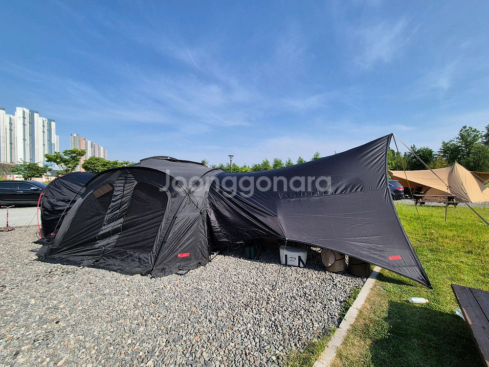 에르젠 라운지쉘터 S5 블랙 (루프, 본체, 그라운드시--0