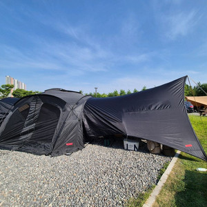 에르젠 라운지쉘터 S5 블랙 (루프, 본체, 그라운드시