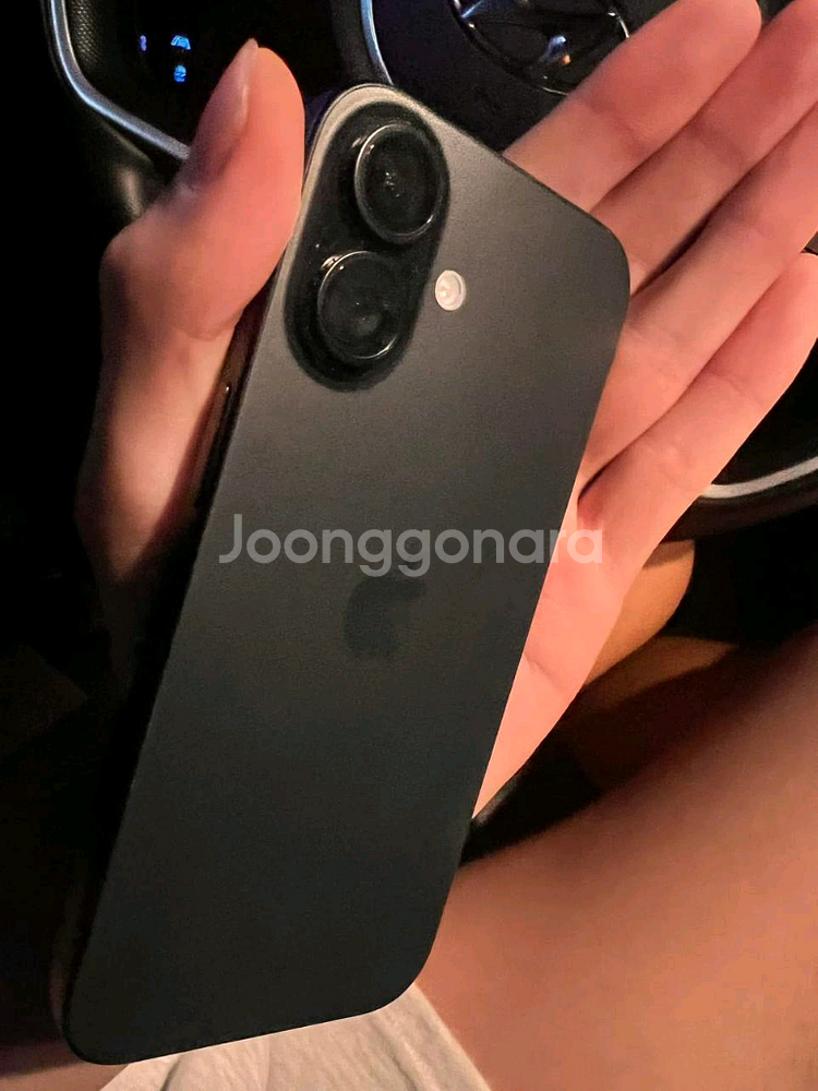 아이폰 16 블랙 128기가 배터리 100--4