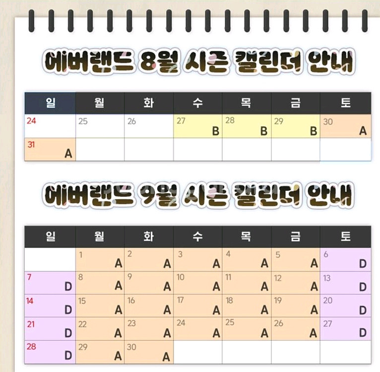 에버랜드 종일권--0