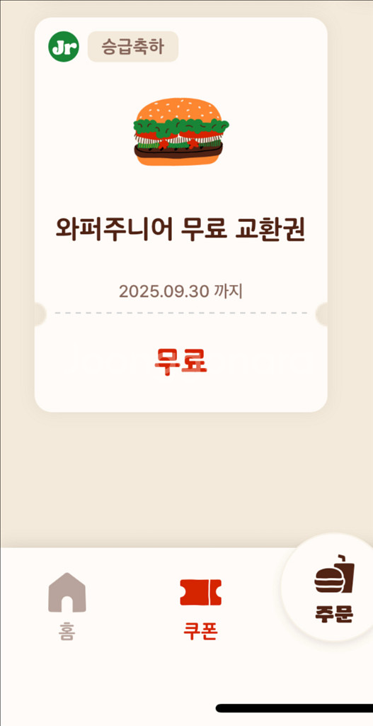 버거킹 와퍼주니어--0