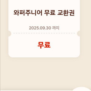 버거킹 와퍼주니어
