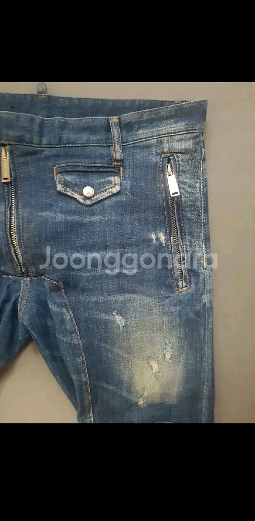 [50] 정품 디스퀘어드2 래더 바이커진 청바지 34--4