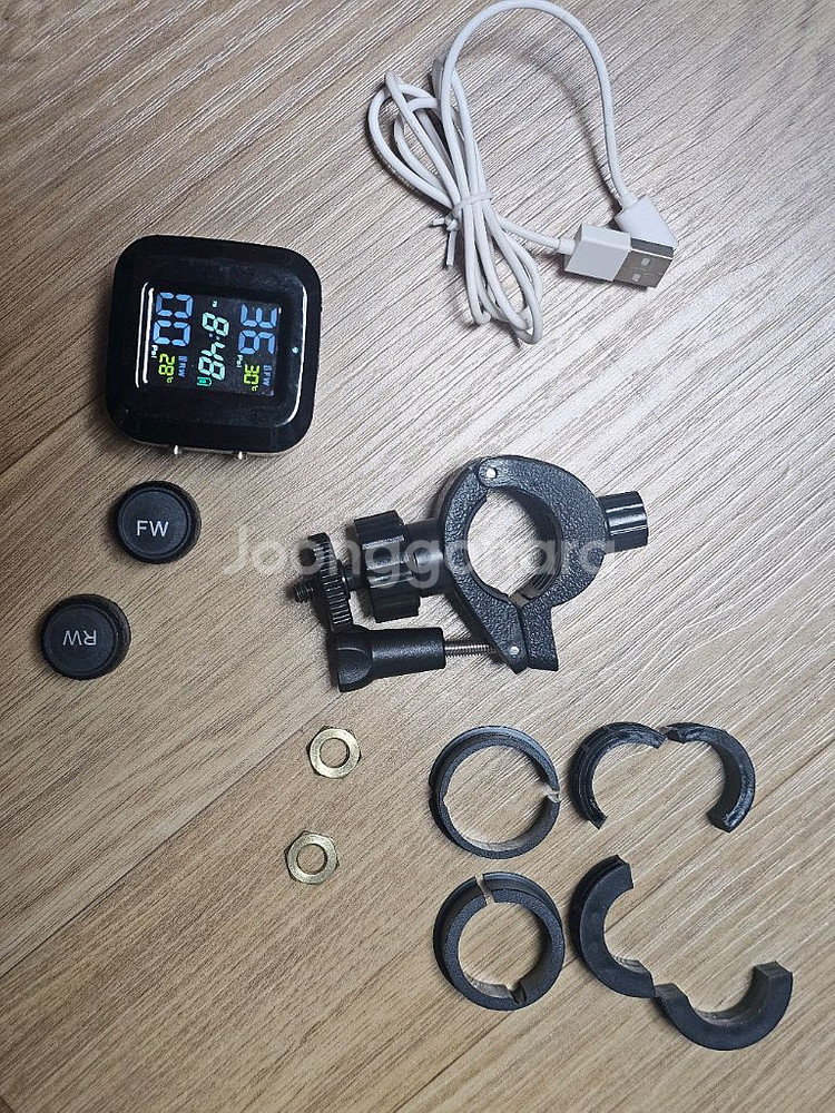 오토바이 킥보드 자전거 TPMS 타이어 공기압 모니터링--0