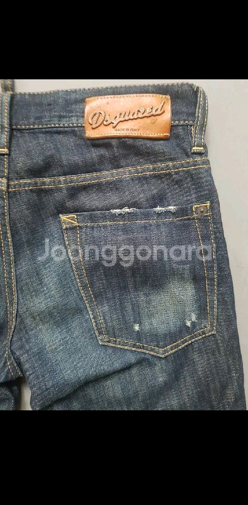 [44] 정품 디스퀘어드2 진청 라멘도 슬림진 청바지--8