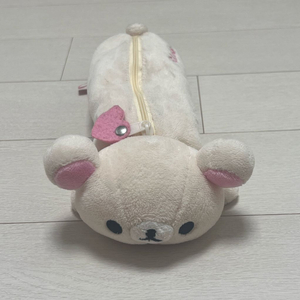 코리락쿠마 하트 지퍼 고전 필통 파우치 정품