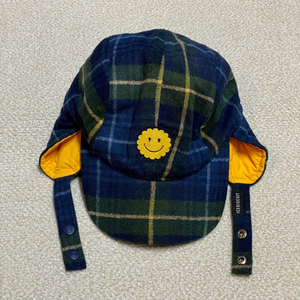 (정품) 아이스비스킷 스마일체크 울이어플랩캡