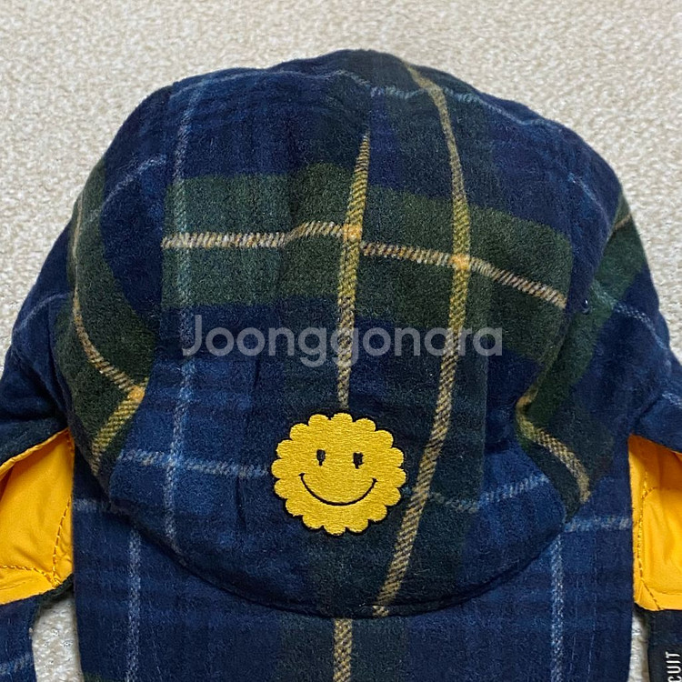 (정품) 아이스비스킷 스마일체크 울이어플랩캡--1