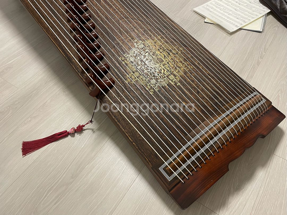 상태 최상급 25현 가야금--5