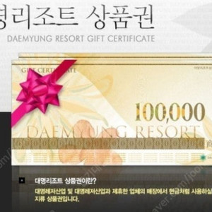소노호텔 리조트 상품권(구 대명상품권)10%할인구함