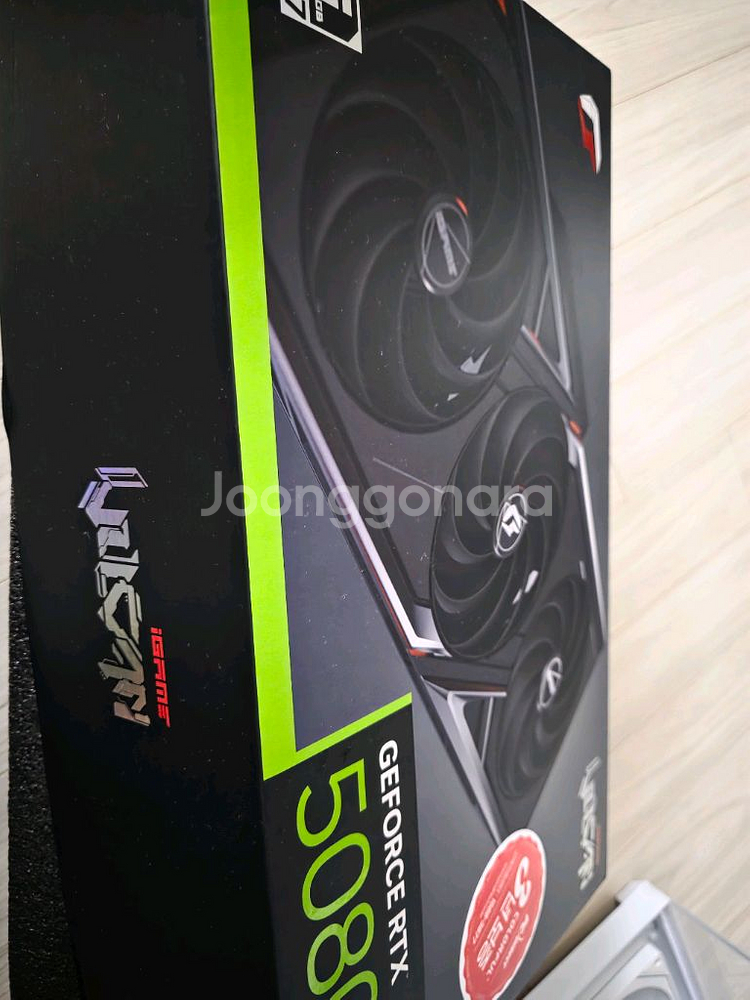 RTX5080 불칸 신품급 풀박스--0
