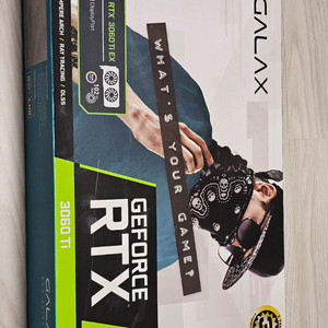 갤럭시 RTX 3060 Ti 그래픽카드 팔아요