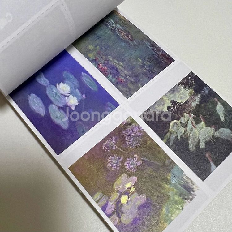 [ 빈티지 다꾸 ] 명화 엽서 우표 노트 공책 처분--4