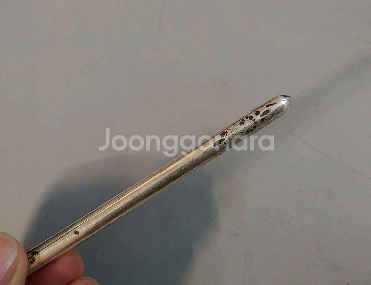꽃문양 은비녀조선시대 연봉비녀--9