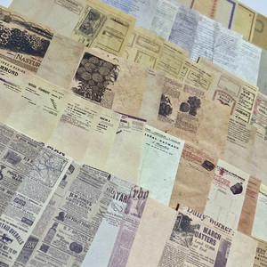 [ 빈티지 다꾸 ] 라벨 식물 다양한 배경지 60장