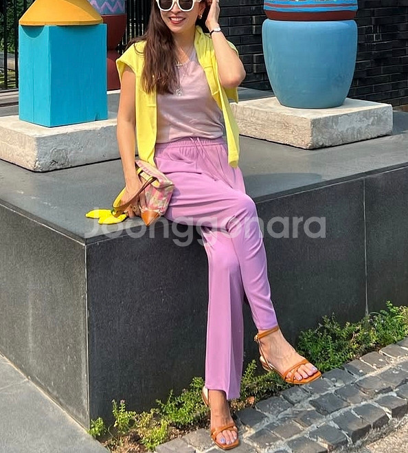 코스모폴리탄줄라이/릴랙스 슬랙스--2