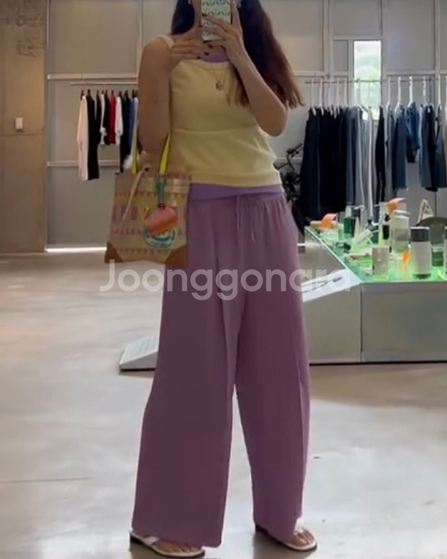 코스모폴리탄줄라이/릴랙스 슬랙스--4