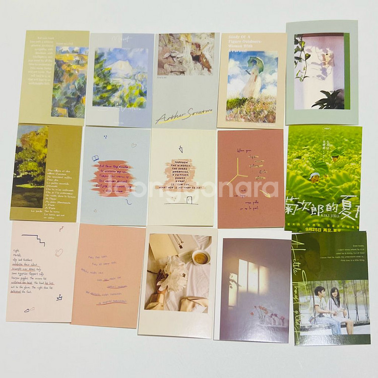 [ 빈티지 다꾸 ] 감성 디자인 엽서 무중복 세트팩--1