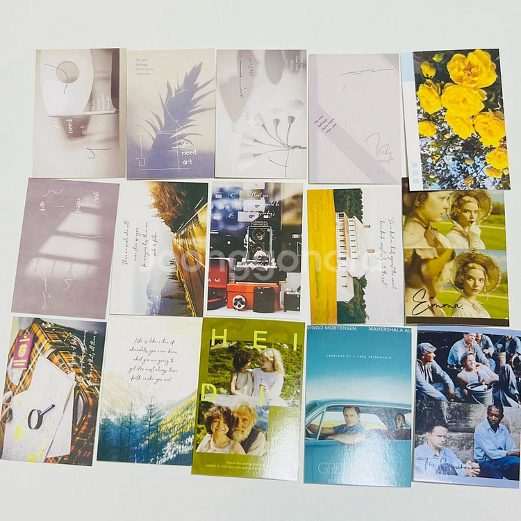 [ 빈티지 다꾸 ] 감성 디자인 엽서 무중복 세트팩--2