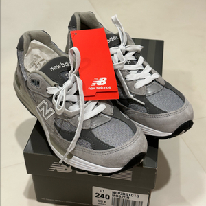 뉴발란스 992 240size (미사용 새제품, 박스O
