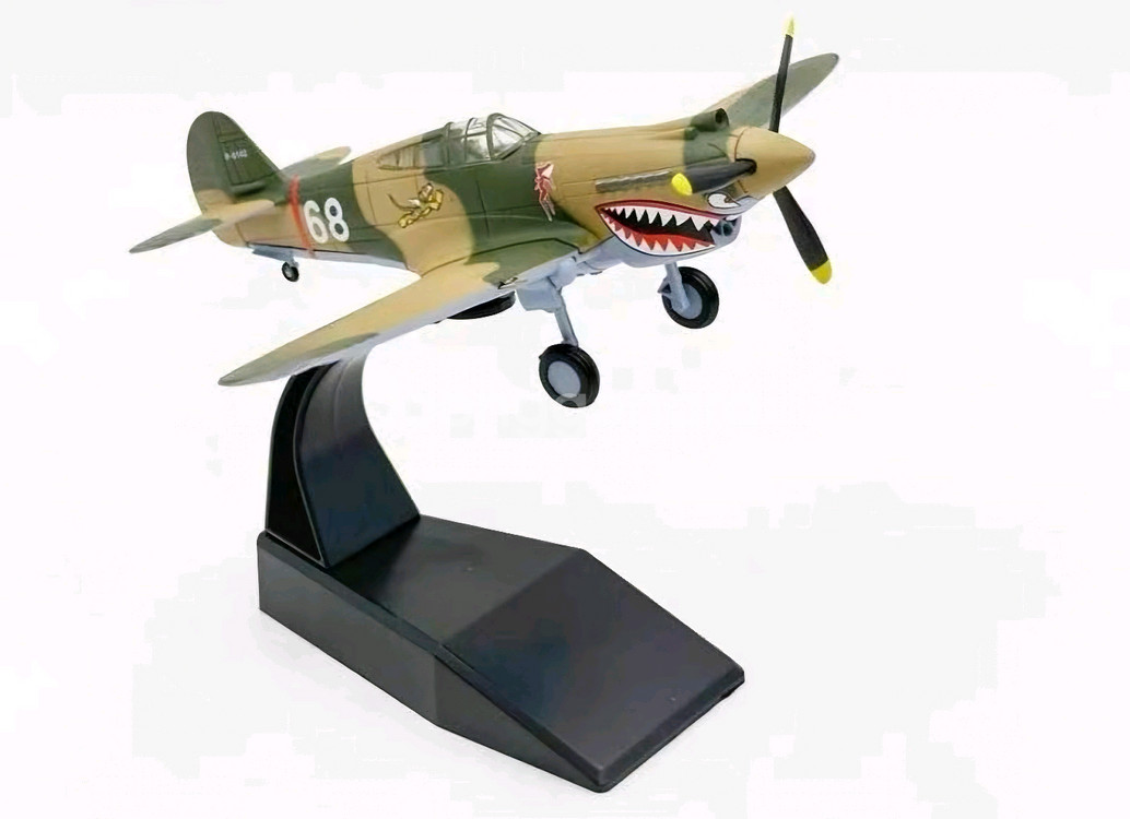 (금속) 플라잉 타이거 P-40C 전투기 모형(피규어)--4
