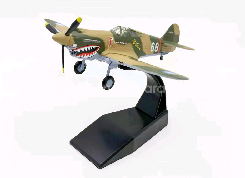 (금속) 플라잉 타이거 P-40C 전투기 모형(피규어)--3