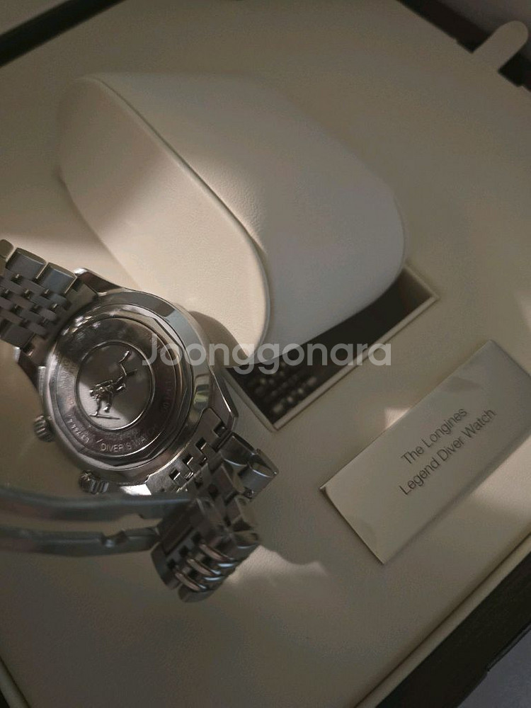 론진 레전드다이버 39mm 테라코타 색상 국내정식--5