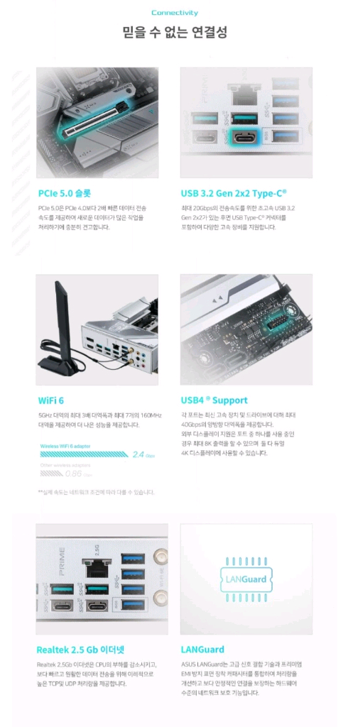 (미개봉) 아수스 PRIME X670E-PRO WIFI 이미지